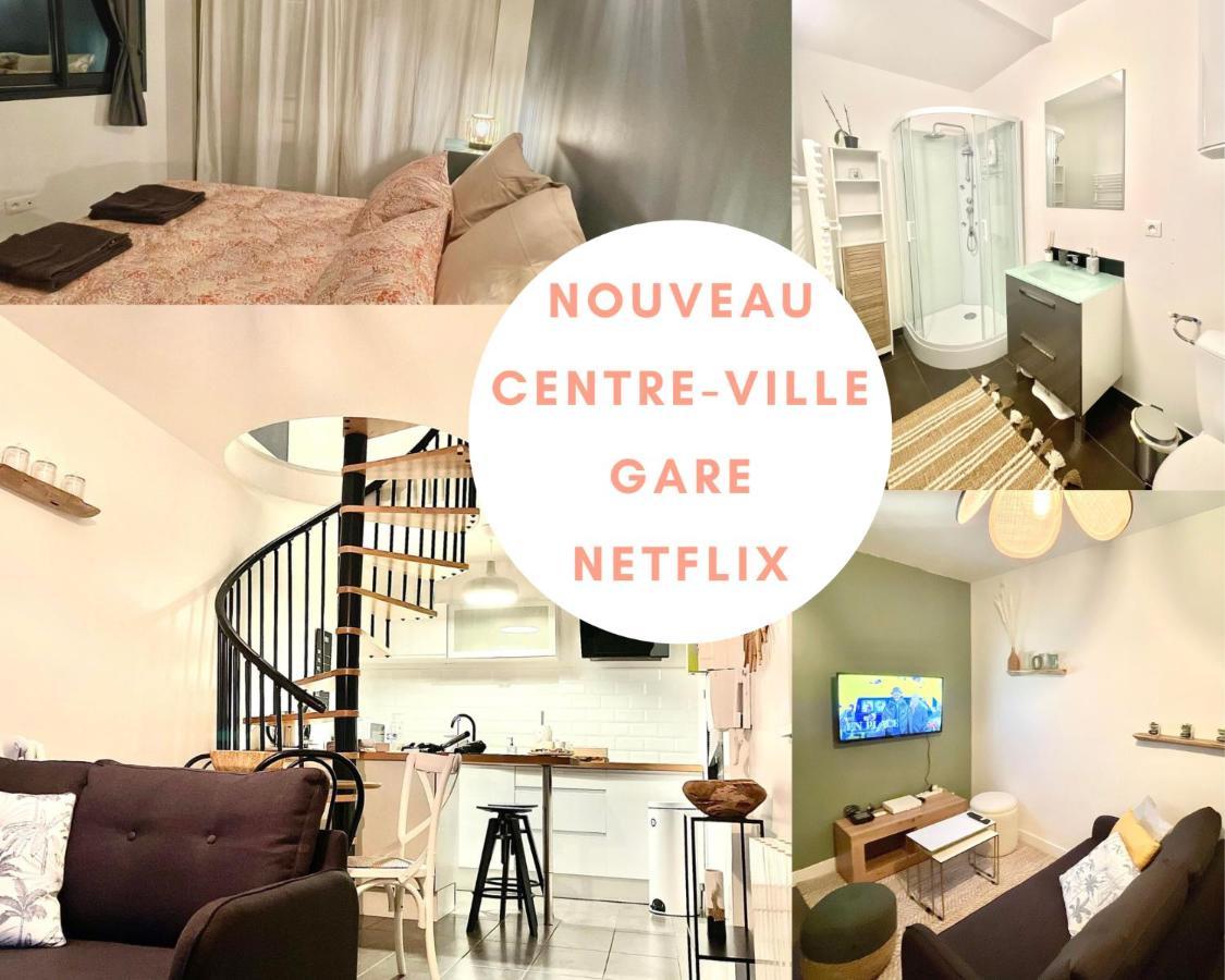 Ideal Gare Centre Ville 2-4 Pers أميا المظهر الخارجي الصورة